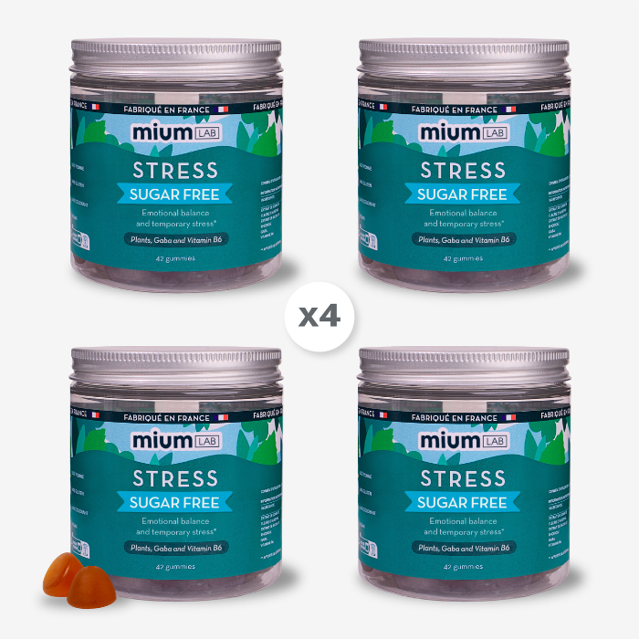 SUGAR-FREE STRESS GUMMIES | Super Pack | 4 x 21 days