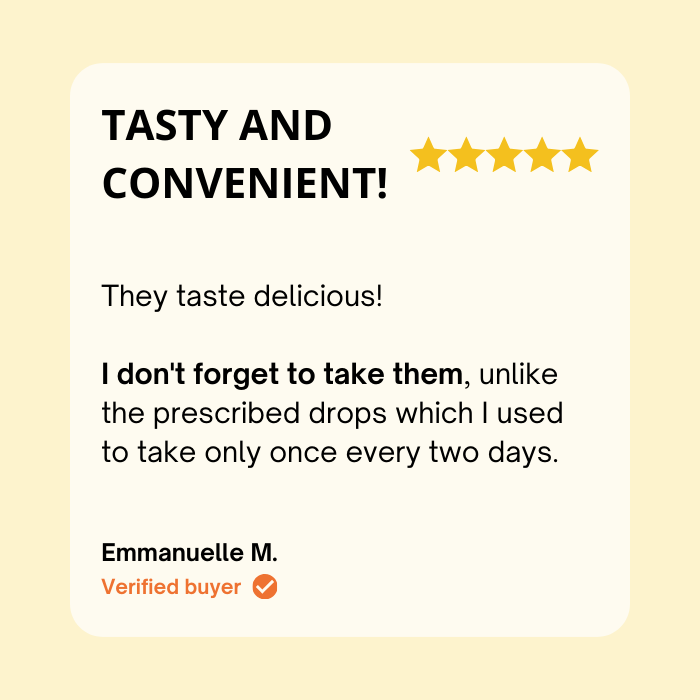 SUGAR-FREE VITAMIN D GUMMIES | Sustains the immune system | 21 days