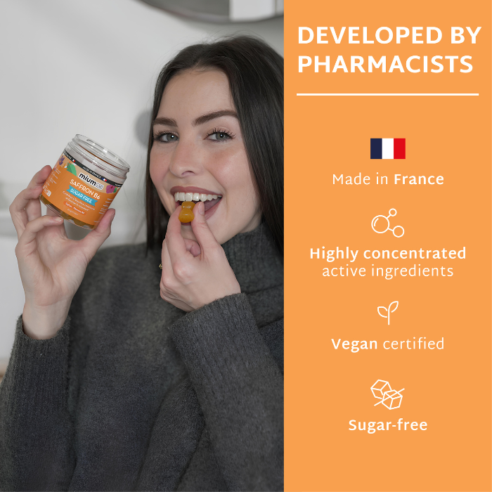 SUGAR-FREE SAFFRON B6 GUMMIES | Emotional balance | 21 days