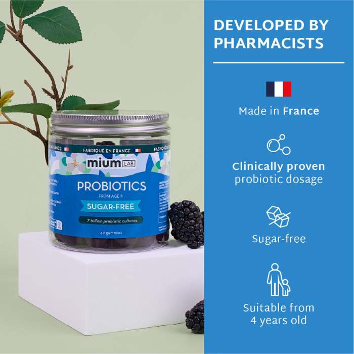 SUGAR-FREE PROBIOTICS GUMMIES | Super pack | 4 x 21 days
