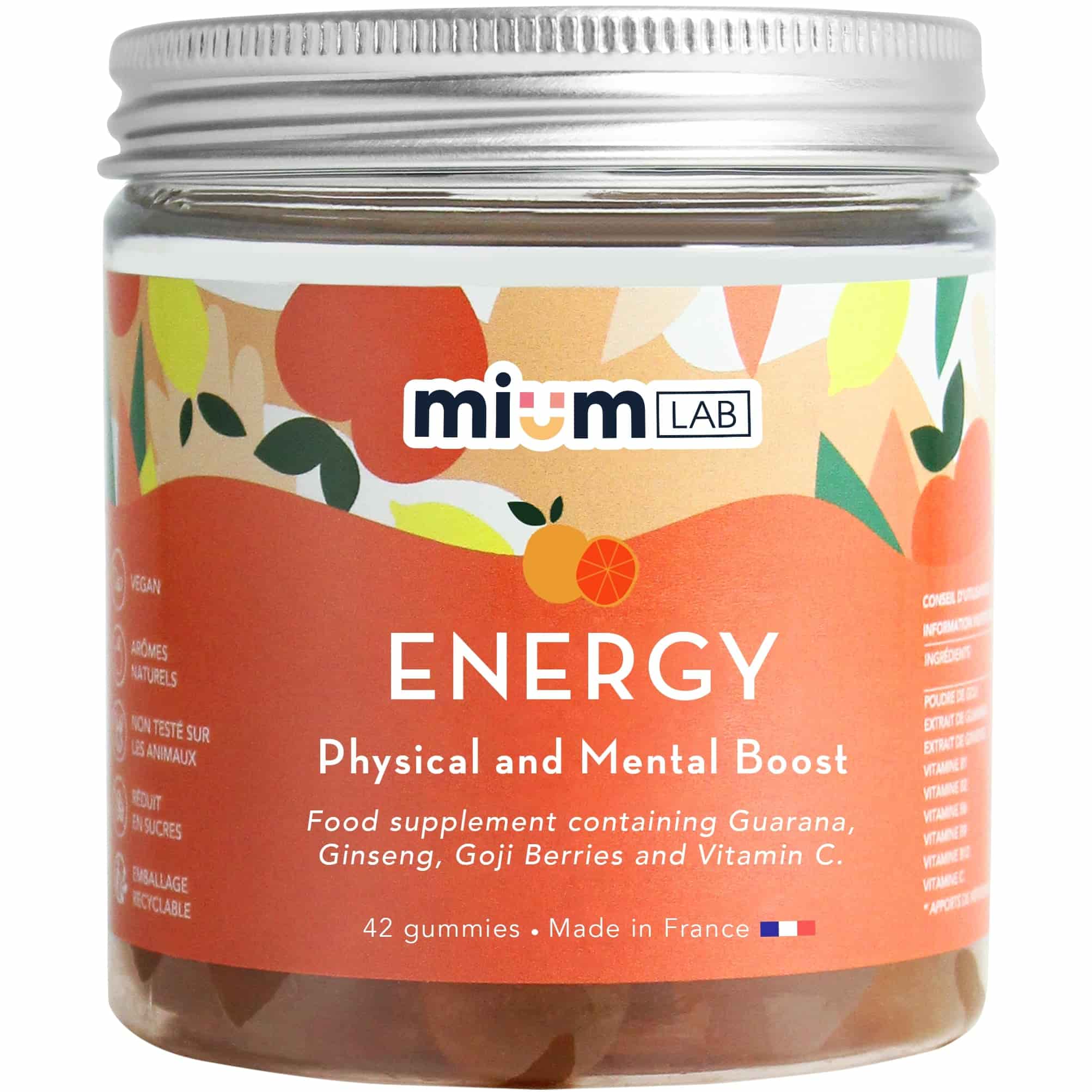 Energy Gummies | Physical and Mental Boost | 21 days