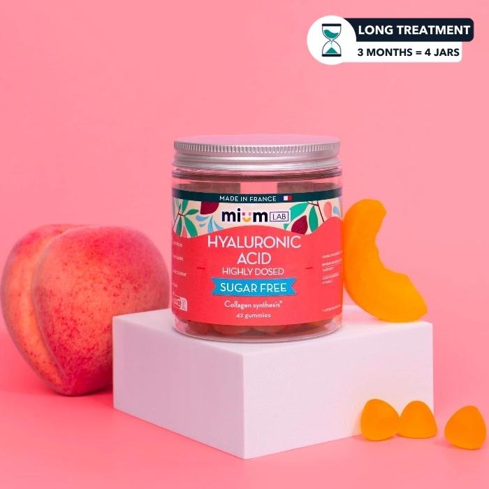 SUGAR-FREE HYALURONIC ACID GUMMIES | Moisturizes Skin | 21 days