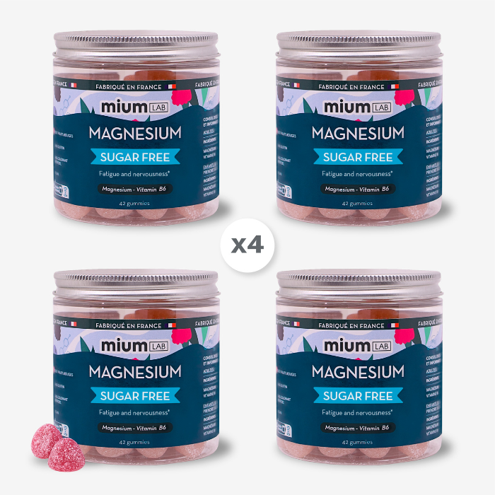 SUGAR-FREE MAGNESIUM GUMMIES | Super pack | 4 x 21 days