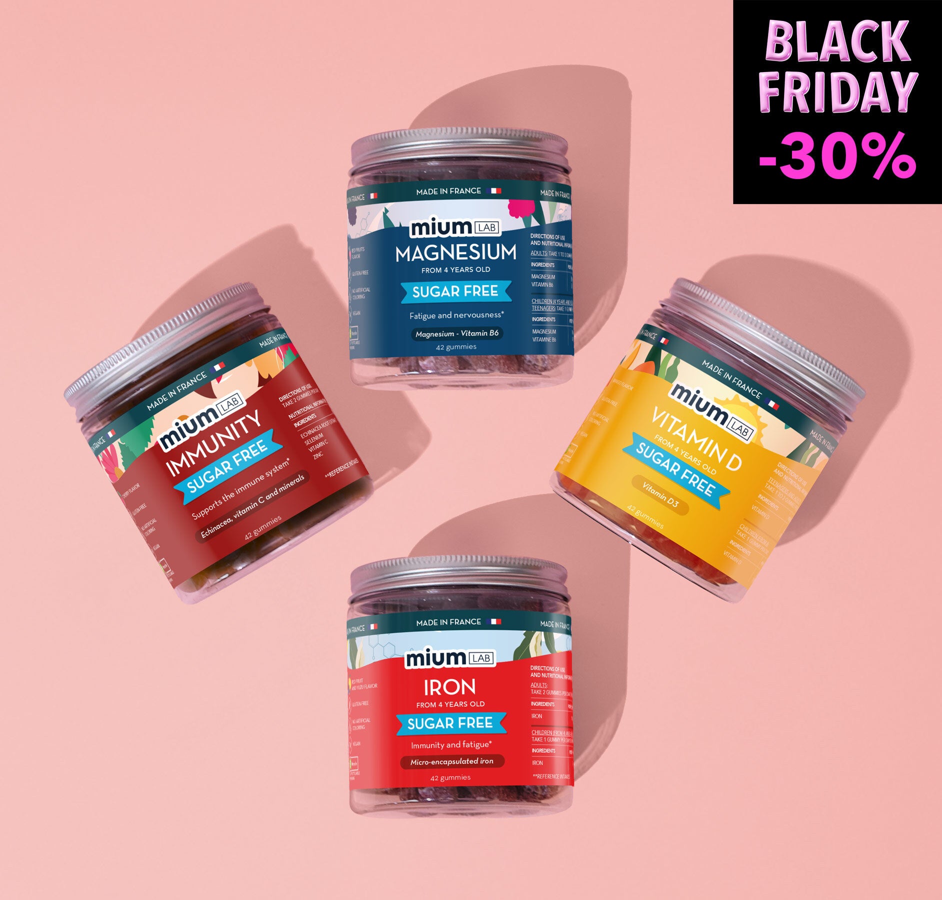 🏴 Winter Boost Bundle | Immunity + Vitamin D + Iron + Magnesium | 3-Week Programme