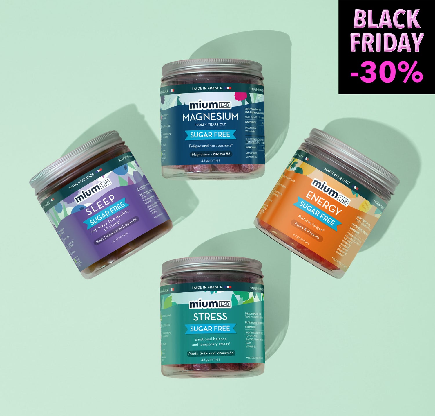 🏴 Full Energy Bundle | Energy + Sleep + Magnesium + Stress | 3-Week Programme