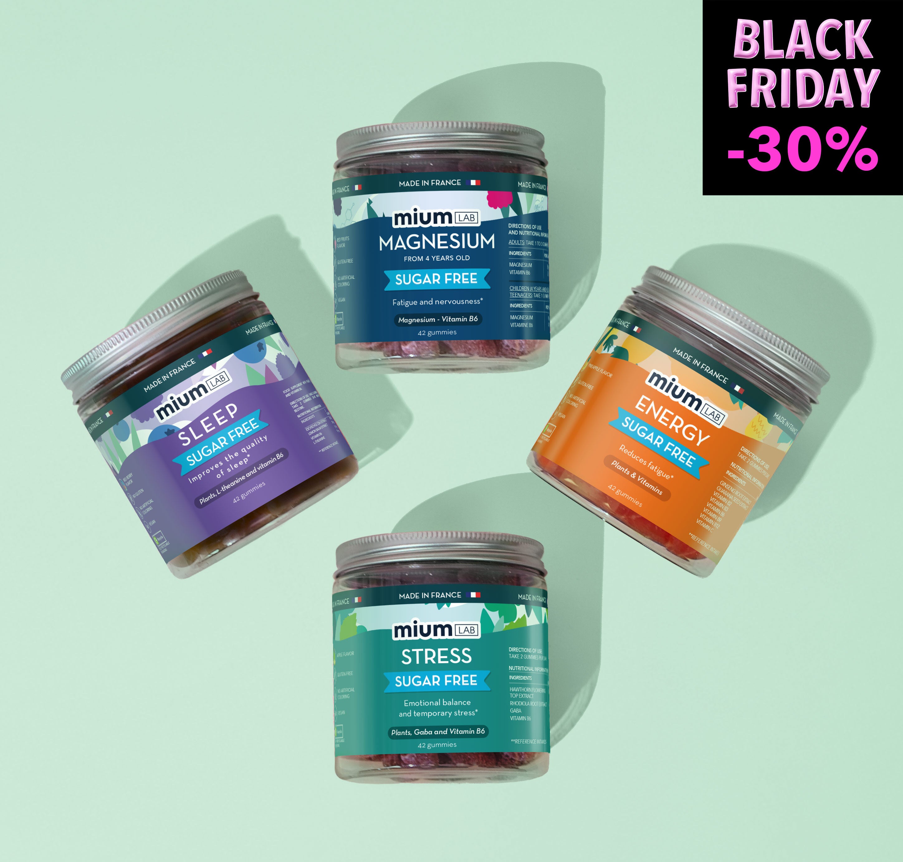 🏴 Full Energy Bundle | Energy + Sleep + Magnesium + Stress | 3-Week Programme